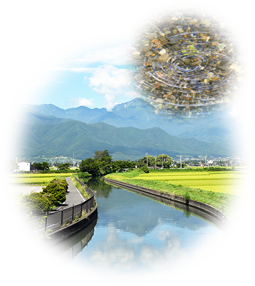 安曇野の風景写真