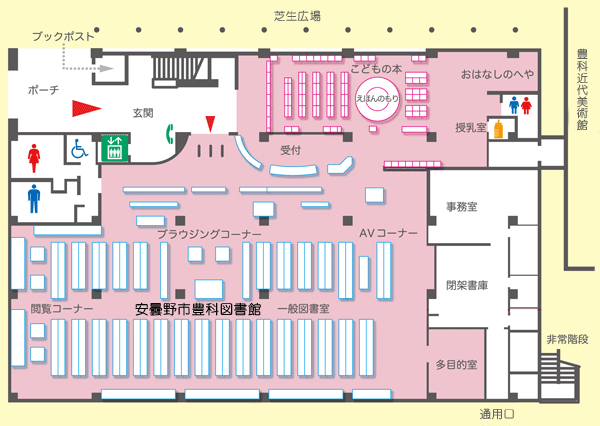 1階の配置図