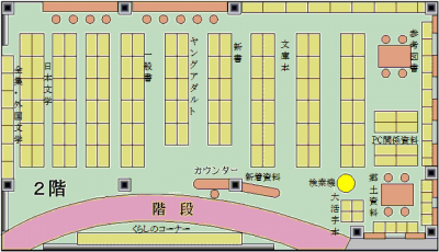 明科図書館館内図2
