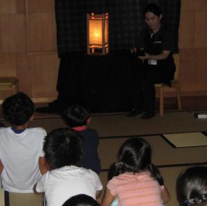 こわいおはなし会　図書館司書　朗読