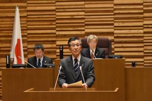 臨時議会市長あいさつ