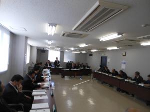 第1回穂高広域施設組合議会定例会の様子