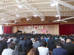 穂高南小学校卒業式