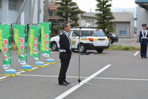 春の交通安全運動の様子