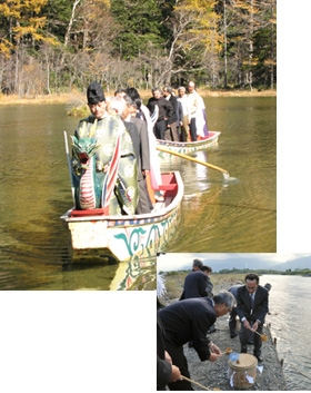 お水取り、お水返し