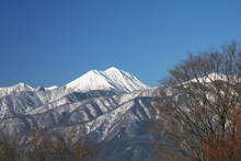 常念岳の画像