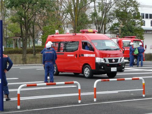 車両誘導訓練