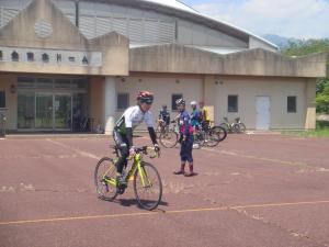 小林可奈子さんによるサイクリング指導