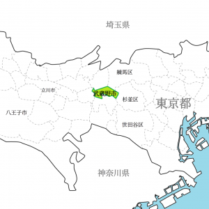 武蔵野市位置図