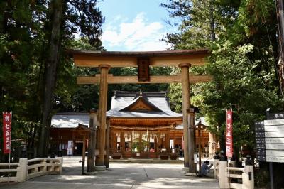 穂高神社の鳥居の写真