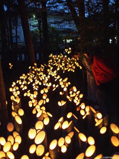 安曇野神竹灯の写真