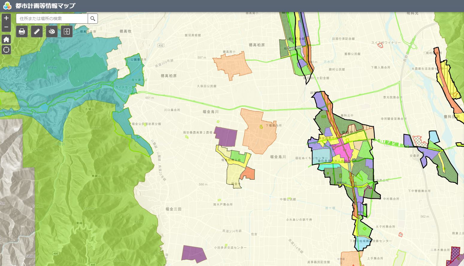 都市計画マップ