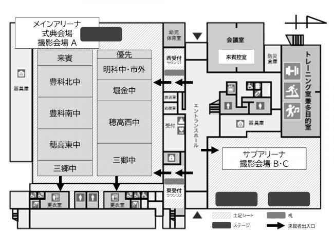 会場図