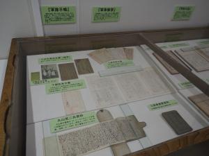 軍事郵便の展示