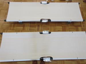 下飯田区自主防災会四つ折り伸縮担架