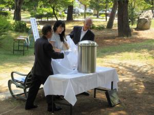 開封式②タイムカプセルお披露目