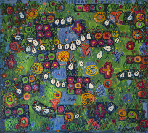 絵と詩 少数民族ショルのこころ展