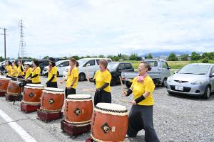 第11回安曇野ハーフマラソン沿道応援様子②