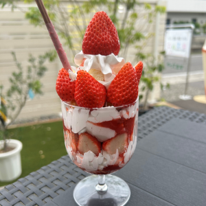あまあづみのパフェ