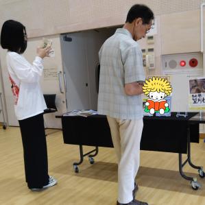 おでかけ図書館の様子