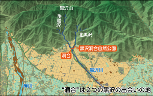 洞合地形図