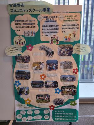 事業紹介展示の様子