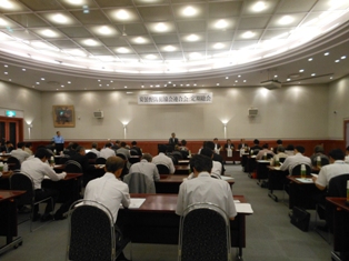安曇野防犯協会連合会総会の様子