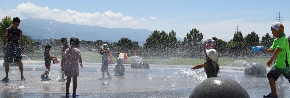 水遊びの様子