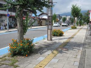 花街道写真【穂高駅前通り】